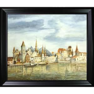 Innsbruck Seen from the North by Albrecht Durer Black Matte Framed Architecture Oil Painting Art Print 25 in. x 29 in.