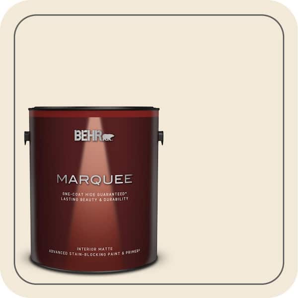 BEHR MARQUEE 1 gal. #PPH-06 Rice Drink Matte Interior Paint & Primer ...