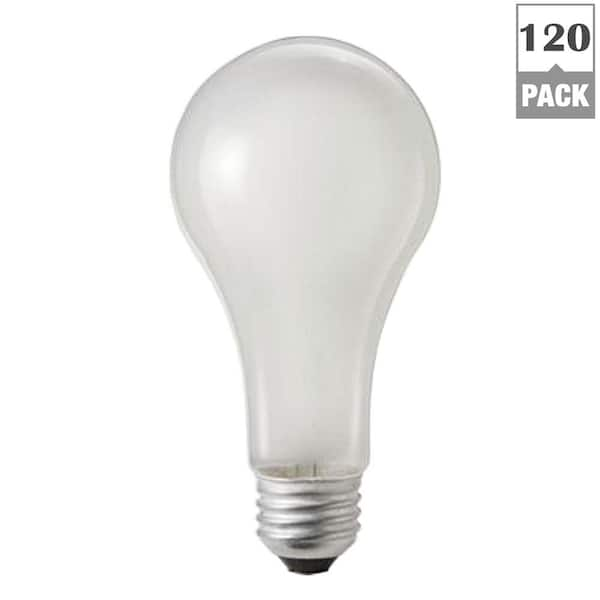 Philips 100-Watt A21 Incandescent High Voltage (277-Volt) Frosted Light Bulb (120-Pack)