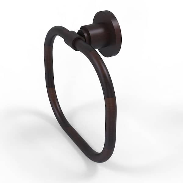 Allied Brass Washington Square Collection Wall Mounted Towel Ring in Venetian Bronze