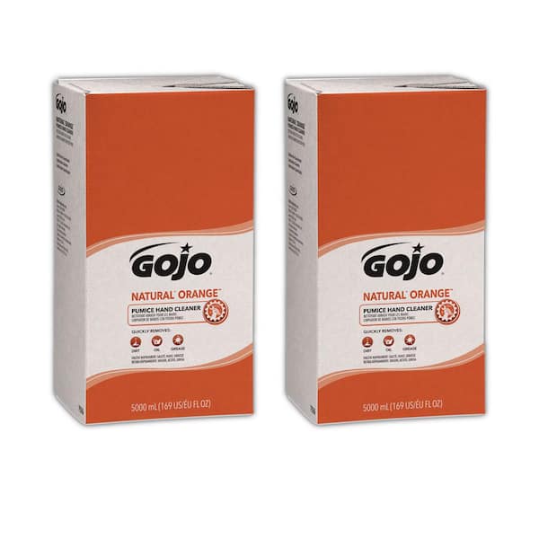 GoJo 5000 ml Citrus Scent Natural Orange Pumice Hand Cleaner Refill (2/Carton)