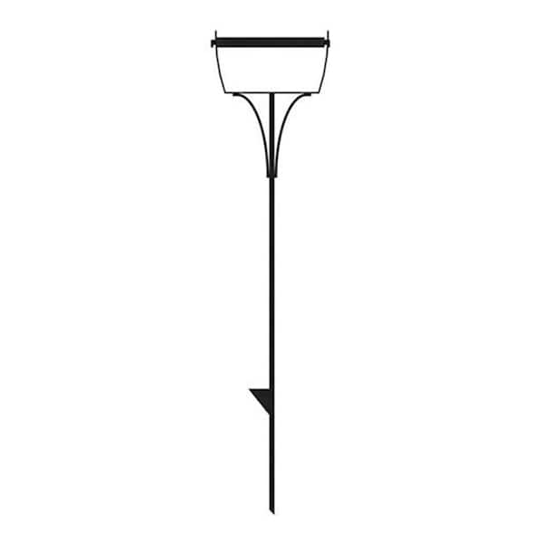 Vigoro 10 in. Pivoting Pot Stake in Black