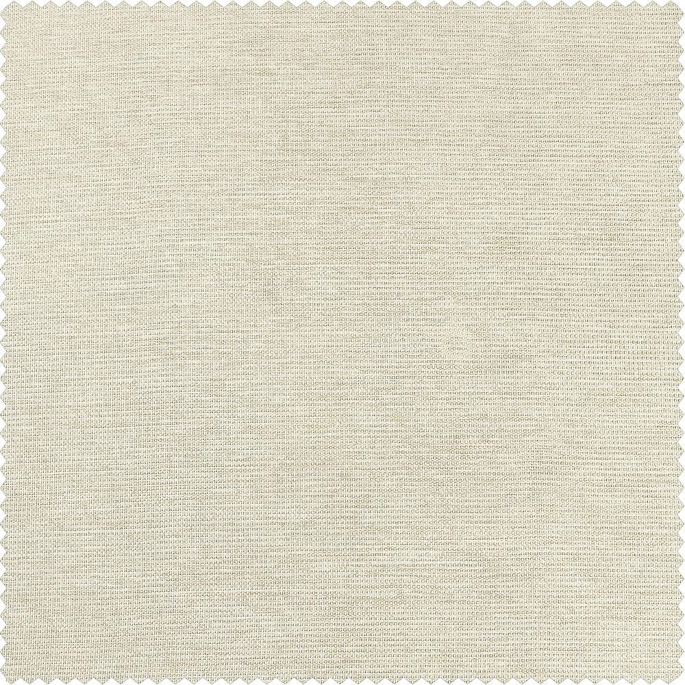 White Puddle Length Blackout Linen-Polyester Window Panel