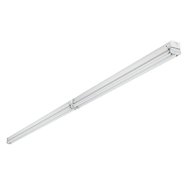 Lithonia Lighting 8 ft. 4-Light Tandem Low Profile White Fluorescent Non-Hooded Strip Light