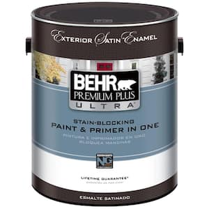 1 gal. Deep Base Satin Enamel Exterior Paint and Primer in One