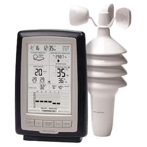 VEVOR 7-in-1 Wireless Weather Station, 7.5 in Large Color Display, Digital Home  Weather Station Indoor Outdoor, for Temperature Humidity Wind  Speed/Direction Ra… in 2023