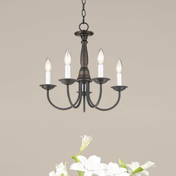 AVIANCE LIGHTING Callahan 5 Light Bronze Chandelier