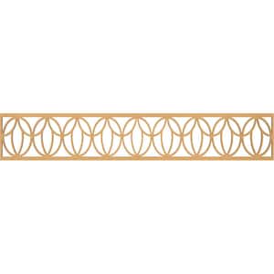 Shoshoni Fretwork 0.25 in. D x 46.625 in. W x 8 in. L MDF Wood Panel Moulding