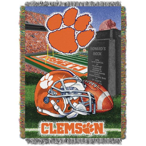 THE NORTHWEST GROUP Clemson University Polyester Throw Blanket
