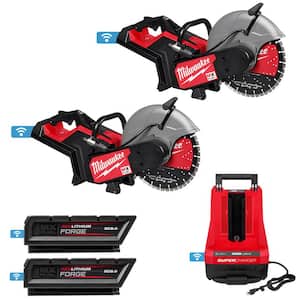 MX FUEL Lithium-Ion 14 in. Cut-Off Saw Kit with MX FUEL Lithium-Ion 14 in. Cut Off Saw (Tool-Only)