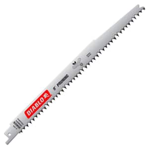 9 in. 5 TPI Fleam Ground Reciprocating Saw Blades for Pruning
