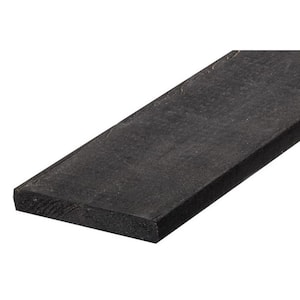 2 in. x 8 in. x 8 ft. Black Recycled Plastic Edging Lumber G-Grade (2 Per Box)