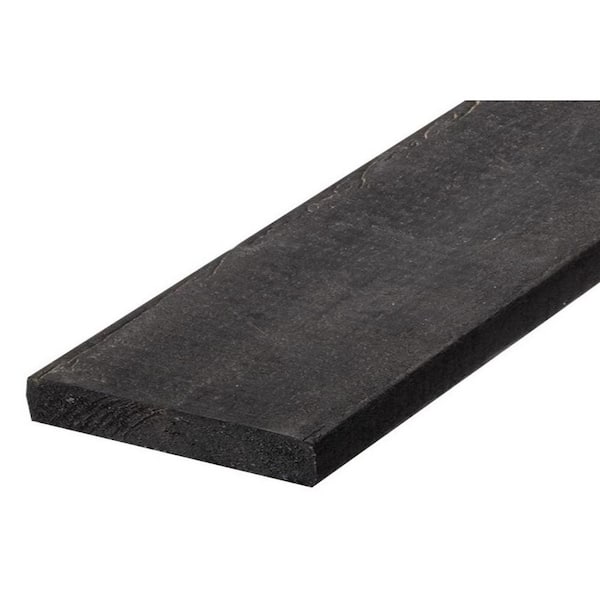 BestPLUS 2 in. x 8 in. x 8 ft. Black Recycled Plastic Edging Lumber G-Grade (2 Per Box)