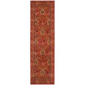 Heritage Red/Multi 2 ft. x 8 ft. Border Runner Rug