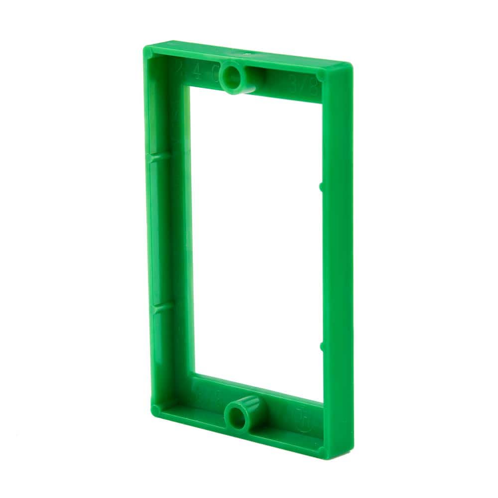 ReceptXtenders 3/8 in. 1Gang Electrical Receptacle Box Extension Ring