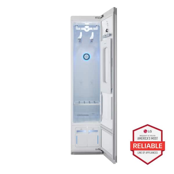 Styler SMART Steam Closet in Mirrored Finish with TrueSteam Technology and  Moving Hangers