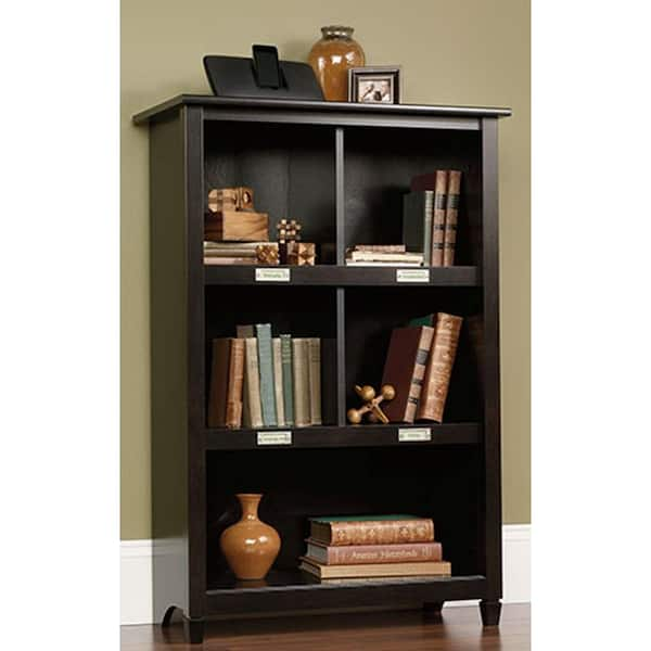 SAUDER Edge Water Estate Black Open Bookcase