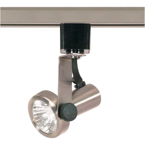 SATCO 1-Light MR16 120-Volt Brushed Nickel Gimbal Ring Track Lighting Head