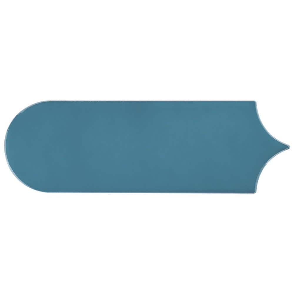 Aerial Turquoise 2.83 in. x 0.35 in. Polished Ceramic Wall Tile Sample price history on PriceWatchPro