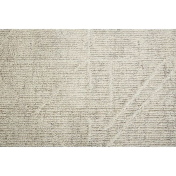 Tan, Ivory Solid Color 8 ft. x 12 ft. Area Rug