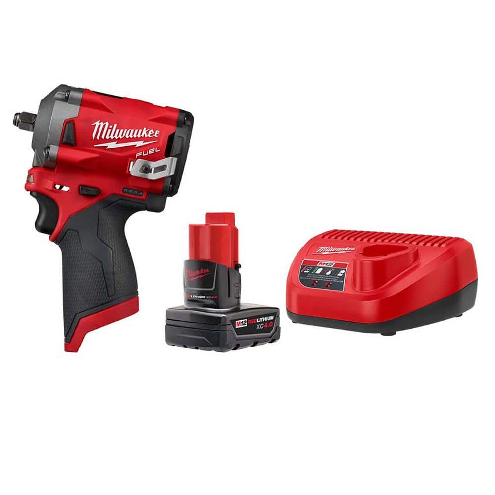 Milwaukee M12 FUEL Brushless 3/8 In. Installation Cordless Drill/Driver Kit  with 4-Tool Heads & (2) 2.0 Ah Batteries & Charger - Power Townsend Company