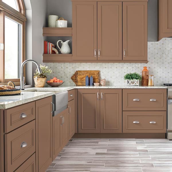 1 qt. #MQ2-42 Warm Cognac Satin Enamel Interior/Exterior Cabinet, Door & Trim Paint