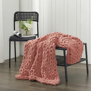 Canyon Clay Chunky Chenille Throw Blanket