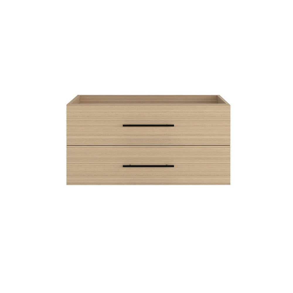 Napa 40 in. W x 20 in. D x 21 in. H Single Sink Bath Vanity Cabinet without Top in Sand Pine, Wall Mounted price history on PriceWatchPro