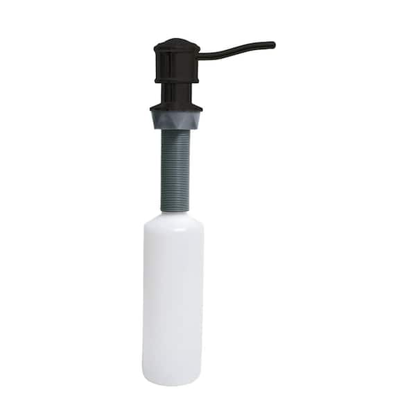 Soap Dispenser with Curved Nozzle in Matte Black