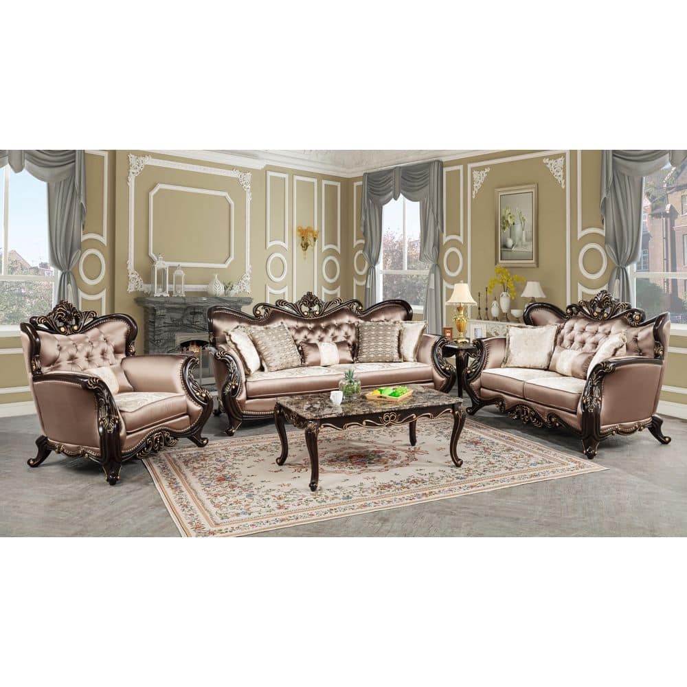 Kingsmere Desert Sand Traditional 2-Seater Loveseat