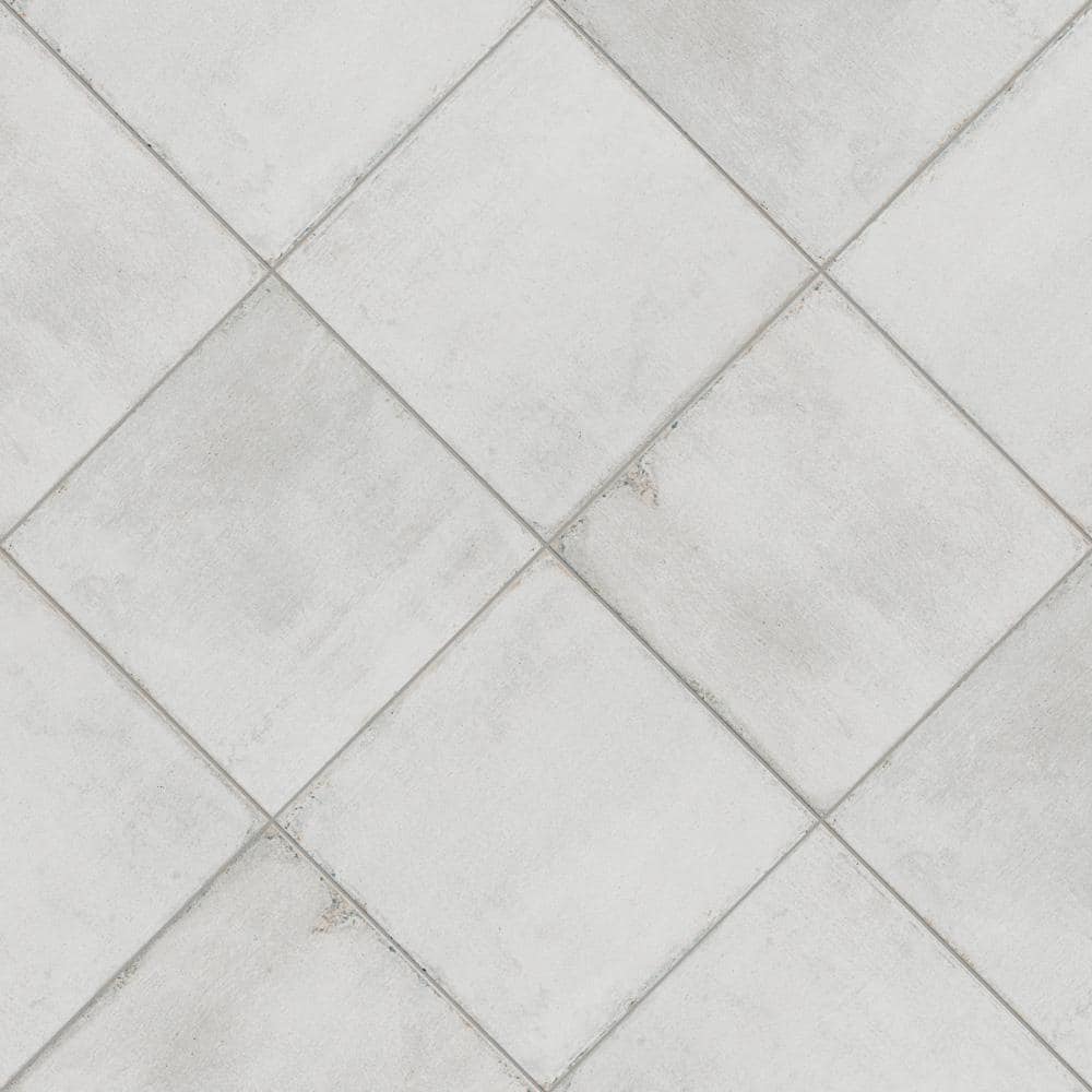 Barcelona White 5-3/4 in. x 5-3/4 in. Porcelain Floor and Wall Tile (10.56 sq. ft./Case) price history on PriceWatchPro