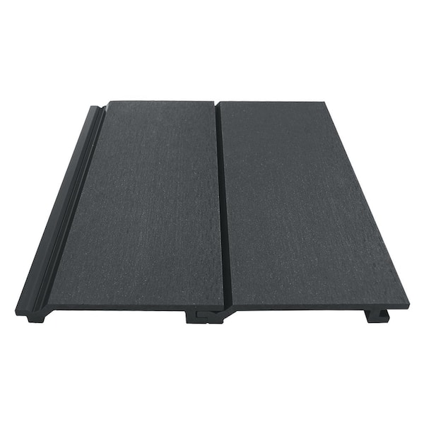 Ejoy 106 in. x 6.1 in. x 0.83 in. Outdoor WPC Vinyl Wall Siding