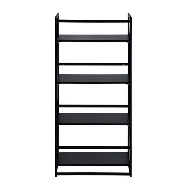 Unbranded 4-Shelf Metal Pantry Organizer in Black
