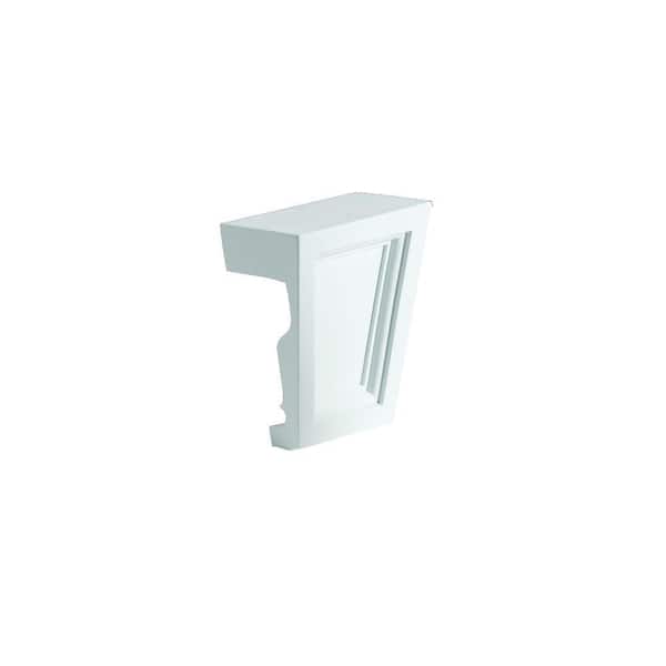 6 in. x 7 in. x 2-1/2 in. Polyurethane Keystone for 6M Arch Trim