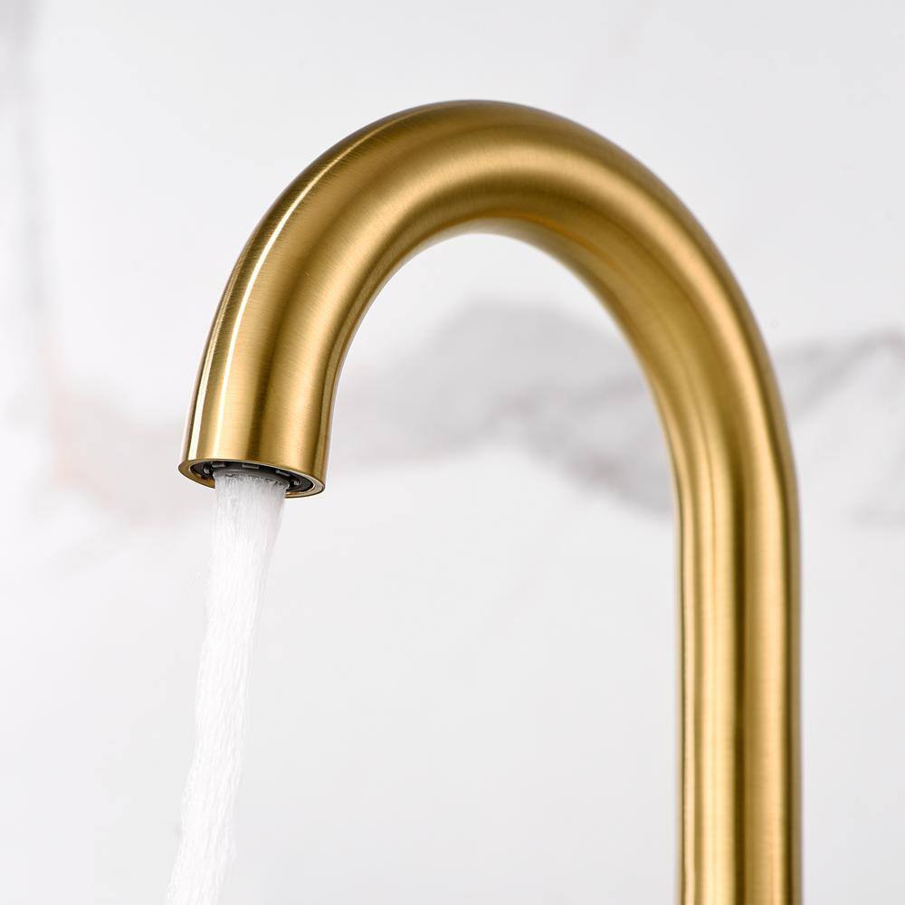 Elegant 8'' Bronze Double Handle Widespread Bathroom Faucet