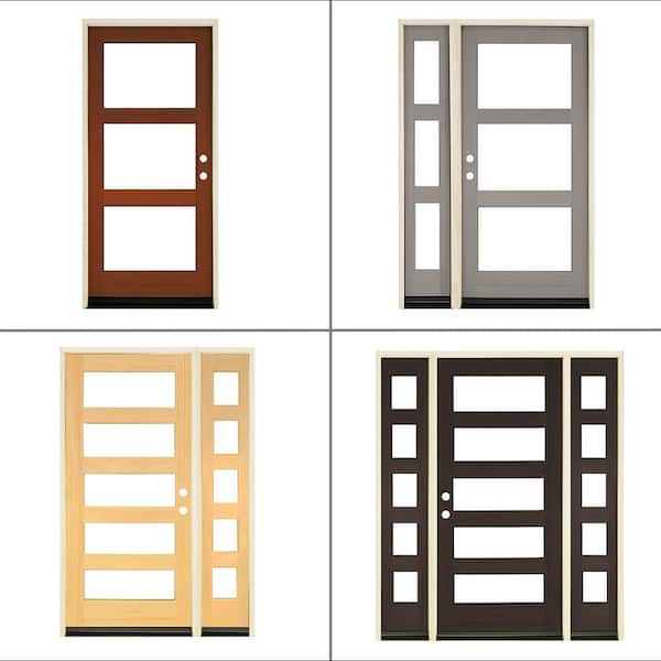 Modern Douglas Fir Exterior Wood Door Collection