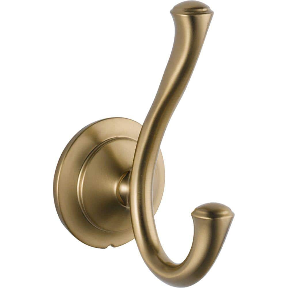 Delta Linden Wall Mounted J-Hook Double Towel Hook Bath Hardware ...