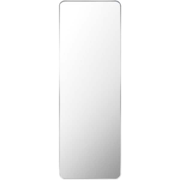 Livabliss Aranya 22.05 in. x 64.96 in. Silver Framed Decorative Mirror