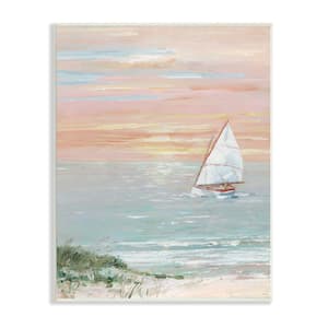 Summer Sunset Landscape Contemporary Sky By Sally Swatland Unframed Print Nature Wall Art 13 in. x 19 in.