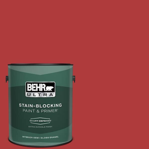 BEHR ULTRA 1 gal. Home Decorators Collection #HDC-WR14-10 Winter Poinsettia Extra Durable Semi-Gloss Enamel Interior Paint & Primer