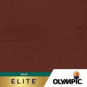 Olympic Elite 3 gal. Deep Redwood SC-1052 Solid Advanced Exterior Stain ...