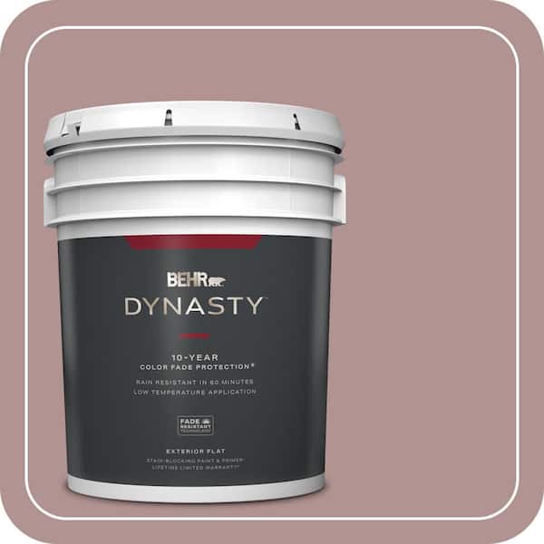 BEHR DYNASTY 5 gal. #MQ1-46 Antoinette Flat Exterior Stain-Blocking Paint & Primer