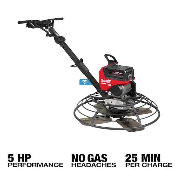 Milwaukee MX FUEL Lithium-Ion Cordless 36 in. Walk-Behind Trowel
