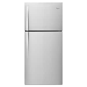 19.2 cu. ft. Top Freezer Refrigerator in Monochromatic Stainless Steel