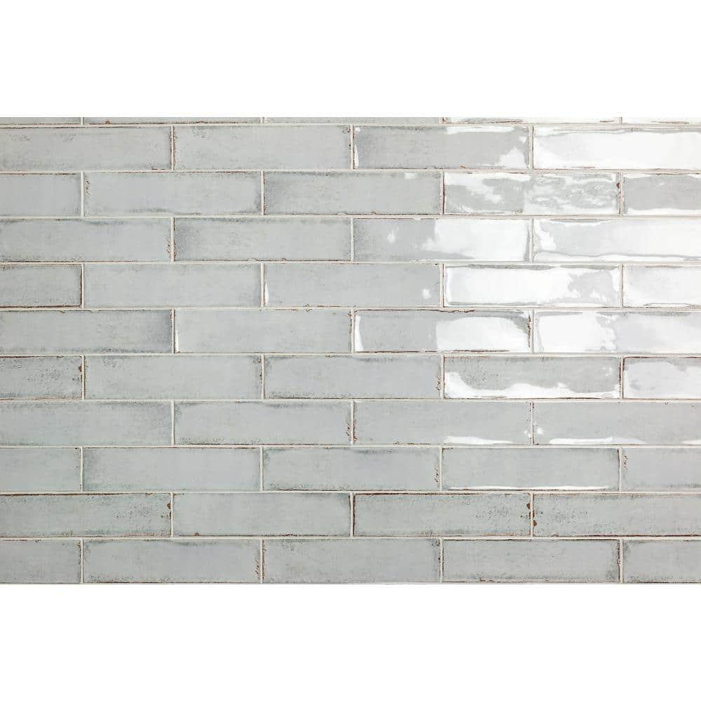 Ivy Hill Tile Moze Gray 3 In. X 12 In. 9 Mm Ceramic Wall Tile (22-Piece ...