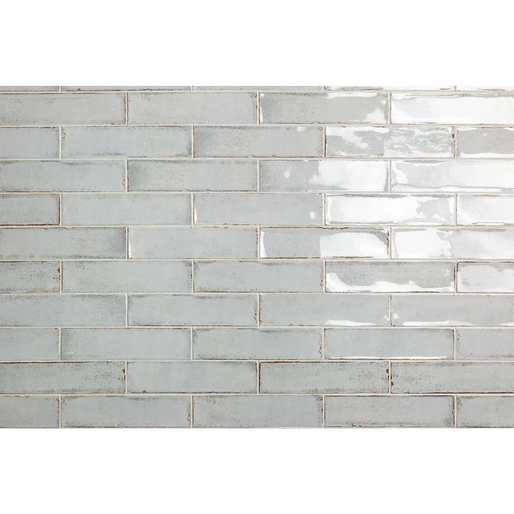 Ivy Hill Tile Moze Gray 3 in. x 12 in. 9 mm Ceramic Wall Tile (22 