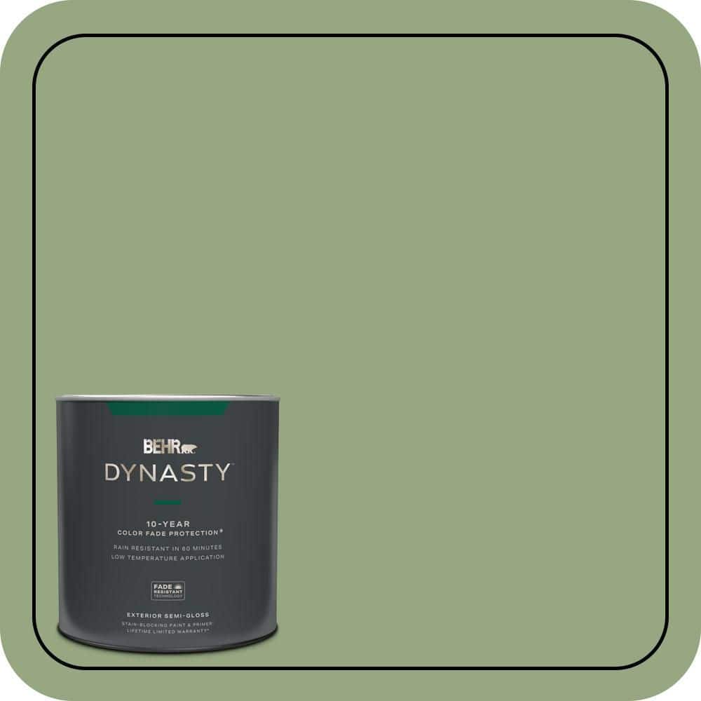 1 qt. #M380-5 Hillside Grove Semi-Gloss Enamel Exterior Stain-Blocking Paint & Primer price history on PriceWatchPro