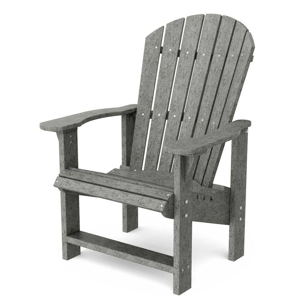 Heritage Dark Gray Plastic Outdoor Upright Adirondack Chair price history on PriceWatchPro
