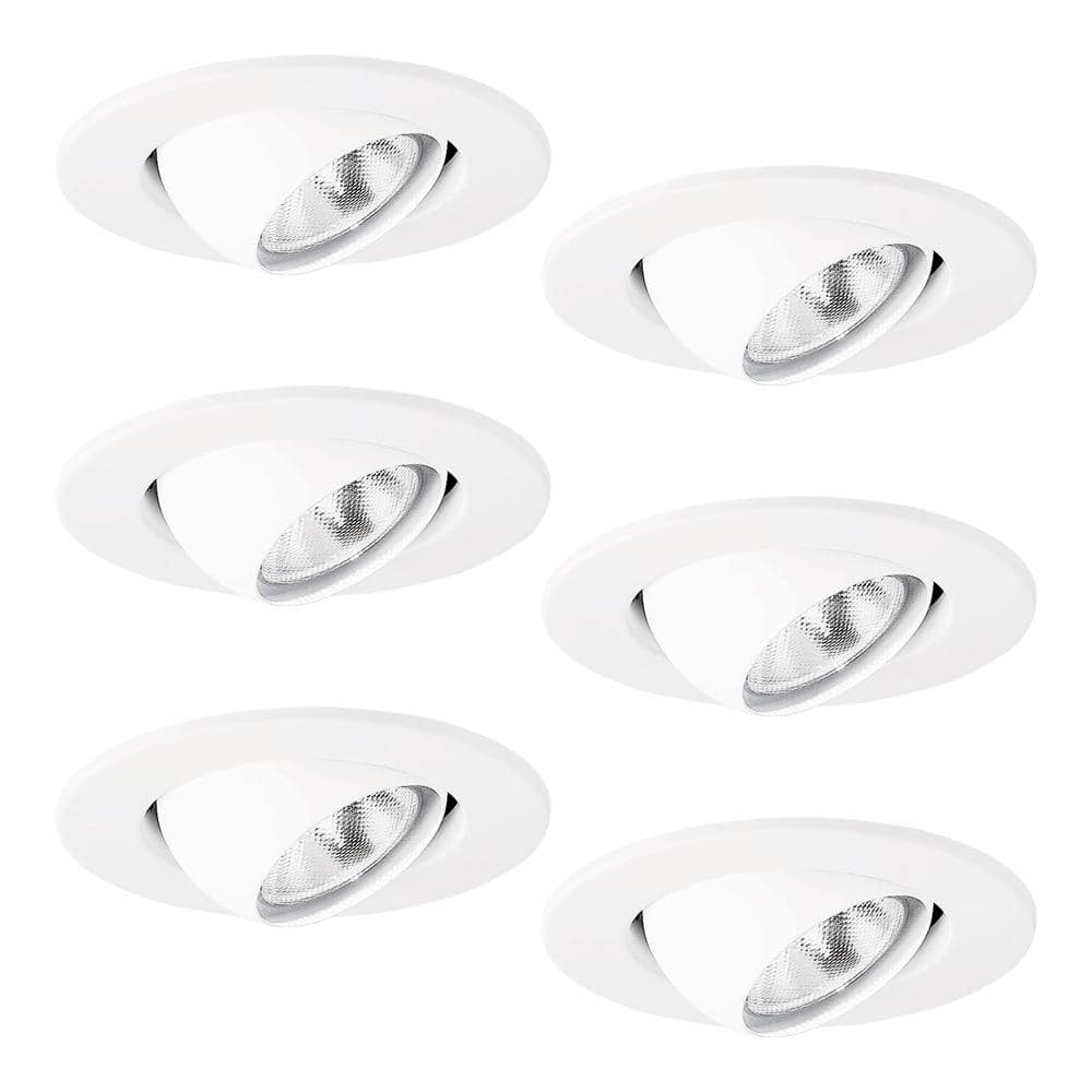 HALO E26 4 in. White Recessed Lighting Adjustable Eyeball Trim with 30