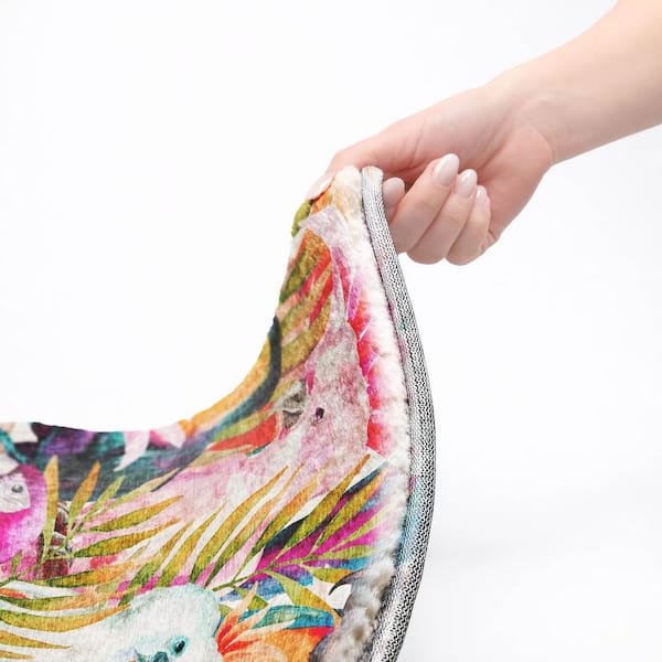 Dream Shag Premium Machine Washable Abstract ADS200 Multi 3 ft. x 5 ft. Area Rug